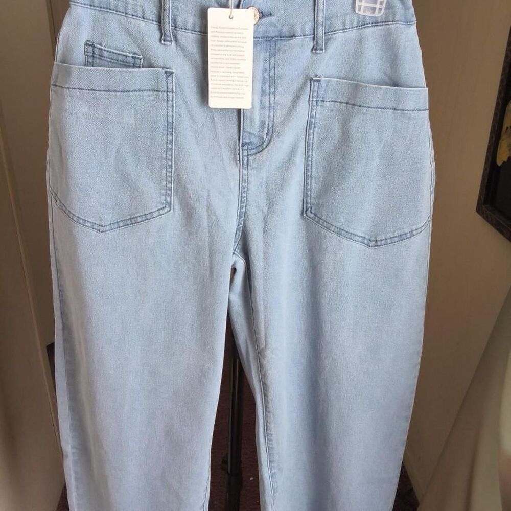 Trendy-queen Women's Blue Jeans